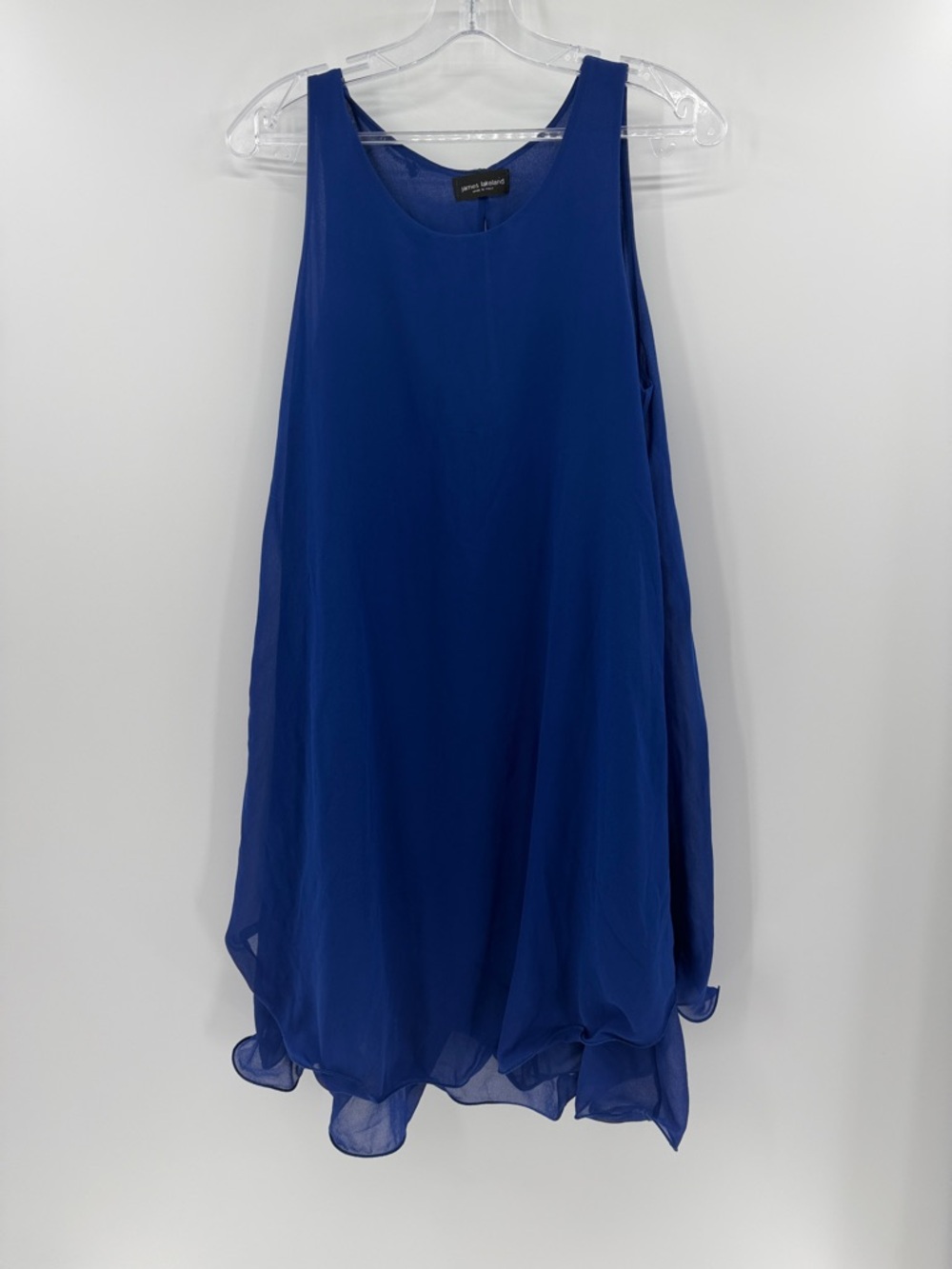 James Lakeland Women's Sleeveless Ruffle Hem Dress - Blue - 40 or US 8